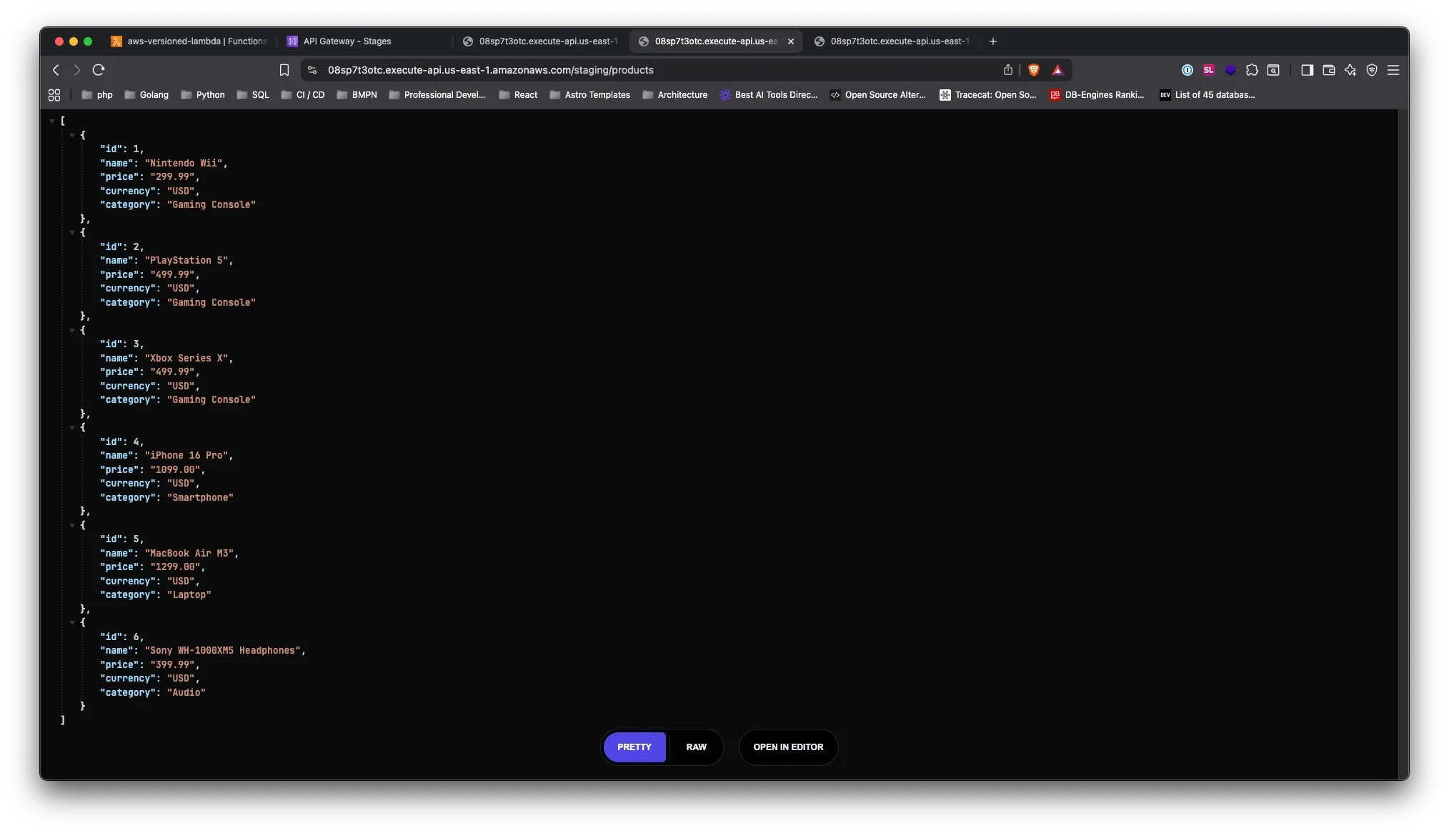 Staging Environment with New Properties